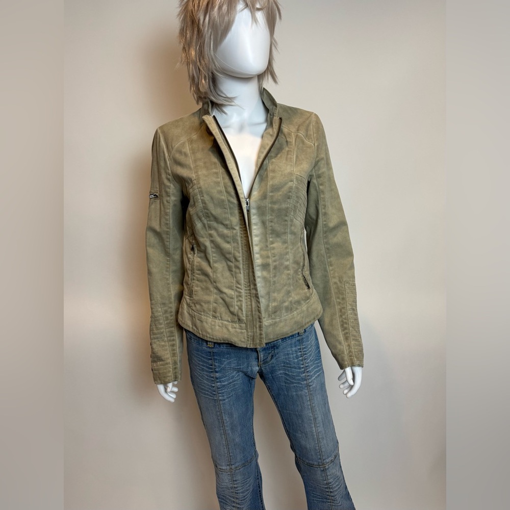 Promod Olive/Beige Utility Jacket - Picture 2 of 7